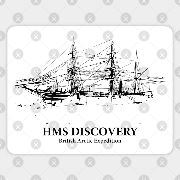 HMS Discovery - British Artic Expedition Magnet by Lakeric